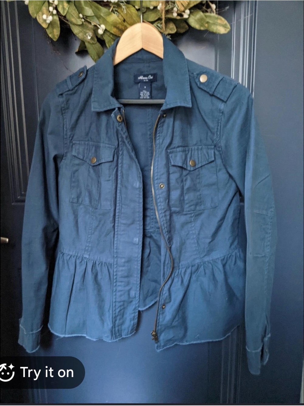 Anna Cai Peplum Utility Jacket